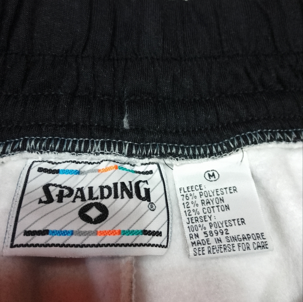 NWOT Vintage 90's Spalding Authentic Sweat Pants Shorts - Picture 5 of 6